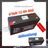 TTEC 6V 12 Ah Oyuncak Araba Aküsü - Oyuncak Araba,Jeep,Atv,Utv,Jeep Aküsü - 6 Volt 12 Amper Akü 6V 12Ah Akü 6v12Ah - 1