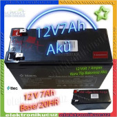 Ev Alarm Sistemi Aküsü 12v 7ah 12 Volt 7 Amper Çocuk Oyuncak Araba Araç Aküsü Pili Bataryası - 3
