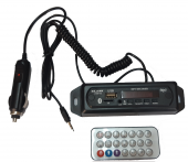 ÇAKMAKLIK GİRİŞLİ OTO TEYP DÖNÜŞTÜRÜCÜ BLUETOOTH AUX-SD KART USB ÇEVİRİCİ BOARD DIGITAL 12V - 1