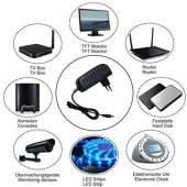 12 Volt 3 Amper Priz Tipi Adaptör Kamera Adaptörü 36W ( 12V 3A 3000MA ) Şerit Led Adaptörü - 5
