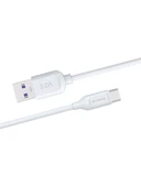 Syrox C111 Type-C Usb Girişli 18w 3.0a Hızlı Şarj Ve Data Kablosu 2 Metre - Hızlı Şarj Özelliktedir. - 1