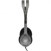 Logitech H110 Kablolu Stereo Kulaklık - Gri - 2