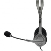 Logitech H110 Kablolu Stereo Kulaklık - Gri - 3
