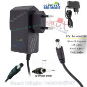 Arduino 12 Volt 1 Amper Adaptör Dve Marka 12v 1a Modem Kuluçka Adaptörü - 1