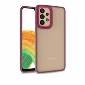 Galaxy A73 Kılıf Zore Flora Buton,Kenar Çevresi Renkli Kılıf thumbnail 12