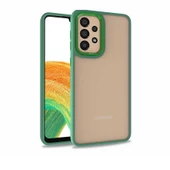 Galaxy A72 Kılıf Zore Flora Buton,Kenar Çevresi Renkli Kılıf - 4