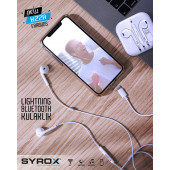 Apple Uyumlu Lightning Mikrofonlu Kablolu Kulaklık K22 - 5