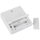 Masaüstü Dijital Termometre Nem Ölçer Saatli HTC-1 Pilli Termometre Sıcak  ve Nem Ölçer - 3