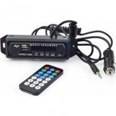 Bluetoothlu Araç Oto Teyp Aux Usb Sd Çevirici Dönüştürücü Modülatör Mikrofonlu Aux Girişli Tüm Araç Oto Teyplerine - 1