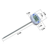 TA-288 Saplamalı Yemek Termometresi Oynar Başlıklı Otomatik Kapanma kullanılmadığında.İşyerinde evde ofiste - 5