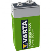 9 Volt 200mah Şarj Edilebilir 9 Volt Kare Pil - VARTA 9 VOLT - 200 MAH ŞARJLI PİL 9 Volt Şarjlı Pil - 1