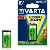 9 Volt 200mah Şarj Edilebilir 9 Volt Kare Pil - VARTA 9 VOLT - 200 MAH ŞARJLI PİL 9 Volt Şarjlı Pil - 3
