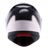 LS2 RAPID DEEPER MAT BEYAZ-SİYAH KASK - 2