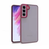 Galaxy S21 FE Kılıf Zore Flora Buton,Kenar Çevresi Renkli Kılıf thumbnail 3