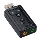 7.1K Usb Ses Kartı 7+1 Ses Kontrollü - 1