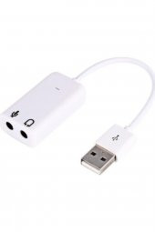 Usb Ses Kartı 7.1 3d Kablolu Tüm Işletim Sistemleri İçin - 1