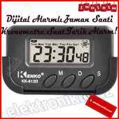 Küçük Dijital Mini Kronometreli Saat Sen Ayarla O İleri Saymaya Başlasın Alarm Tarih Saat Çantanda - 2