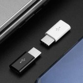 Mikro Usb Girişli Telefon Şarj Aletini Yeni Nesil Type-C Otg Mikro USB Adaptör Dönüştürücü Çevirici - 1