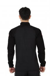 Erkek Siyah Combat Operasyon Taktik T Shirt - 3