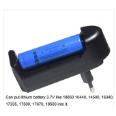 Lİ-İON 18650-17650-17335-16500-14500 3.7v 4.2 Şarjlı Pil Şarj Cihazı Aleti - 18650 PİL ŞARJ CİHAZI TEKLİ Lİ-ON BATTERY UNIVERSAL CHARGER - 7