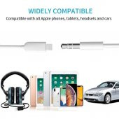 Apple iphone ipad Lightning To 3.5mm Jack Aux Kablo dönüştürücü çevirici kablo,Audio Çevirici Kablo - 1