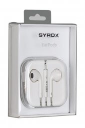 Syrox Mikrofonlu Kulaklık SYX-K12 Kulak içi Kulaklık Mikrofonlu ve Ekstra Bas ve Tizli Ses Kalitesi - 1