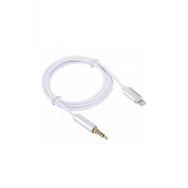 Lightning to Aux Kulaklık Çevirici 3.5 mm Jack Girişli Iphone 3.5mm Araç Aux Dönüştürücü Ses Kablosu - 1