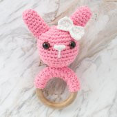 Ahşap Amigurumi Diş Kaşıyıcı Halka 70 Mm - 2