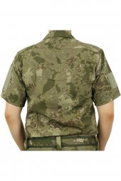 Kısa Kol Yazlık Askeri Gömlek - Asker Gömleği - 3