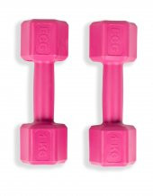 Ecgspor 1 Kg Pembe Dambıl Seti 1 Kg X 2 Toplam 2 Kg Ağırlık Seti - 3