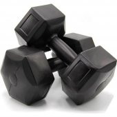 Ecgspor 5 Kg Dambıl Seti 5 Kg X 2 Adet Toplam 10 Kg Ağırlık Seti Siyah - 1