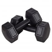 SPOR 3KG X 2 ADET DAMBIL SETİ SİYAH - 1