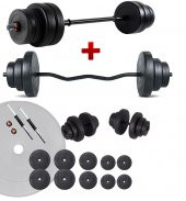 Ecgspor 68 Kg Z Bar Dambıl Seti & Halter Seti Ağırlık Fitness Seti - 1