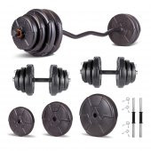 Ecgspor HERO Serisi 105 KG Z BAR Dambıl Seti ve Fitness Ağırlık Seti - 1