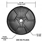 Ecgspor HERO Serisi 5 kg Plaka-2 Adet - 2