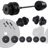 Ecgspor 25 KG Halter Seti ve Dambıl Seti Ağırlık Fitness Seti - 1