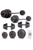 Ecgspor HERO Serisi 98 KG Z BAR Dambıl Seti ve Fitness Ağırlık Seti - 1