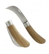 Aşı Bıçağı Eğri Uçlu Ara Çakı Bağ Bıçağı Paslanmaz Çelik 21 cm - 1