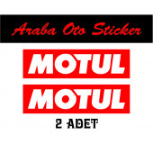 Motul Yağ Sticker 2 Adet 15X4 cm - 1