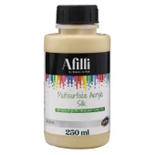 Afilli Su Bazlı Saf Akrilik Boya Pastel Hobi Boyası Ev Bakım Canlı Renkler 250 ml - 1