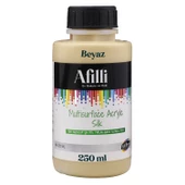 Afilli Su Bazlı Saf Akrilik Boya Pastel Hobi Boyası Ev Bakım Canlı Renkler 250 ml - 2