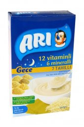 Arı Mama 12 Vitaminli 6 Mineralli Sütlü 7 Tahıllı Pirinçli Gece 250 gr - 1