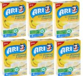 Arı Mama 12 Vitaminli 6 Mineralli Sütlü Muzlu Pirinç Unu 250 Gr 6'lı - 1