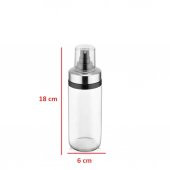 Cam Yağ Spreyi Yağ Püskürtücü Metal Sprey Yağlık Şişe 244 ML - 4