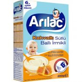 ARILAC Kahvaltı Sütlü Ballı Irmikli Bebek ve Küçük Çocuk Ek Gıdası 200 gr - 1