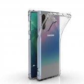 Galaxy Note 10 Kılıf Köşeleri Airbagli Kamera Korumalı Silikon - 3