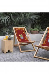 ADAWALL RED LEMON KATLANABİLİR ŞEZLONG - 4
