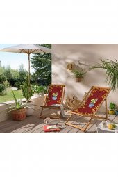 ADAWALL RED LEMON KATLANABİLİR ŞEZLONG - 7