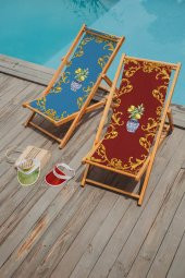 ADAWALL RED LEMON KATLANABİLİR ŞEZLONG - 8