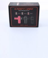 Hellomani Kraft Hart Mini Masaj Aleti Tabancası 4 Başlıklı Şarjlı - Gri - 4